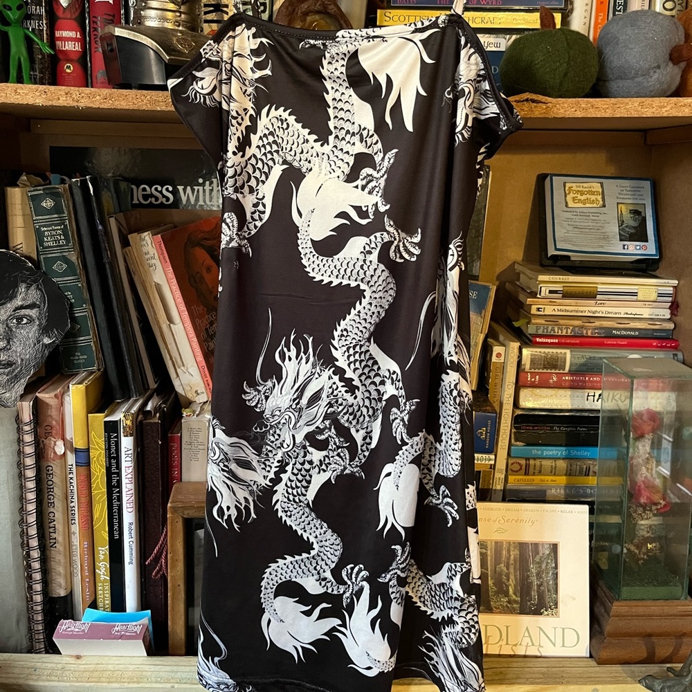 Dragon body con dress size small